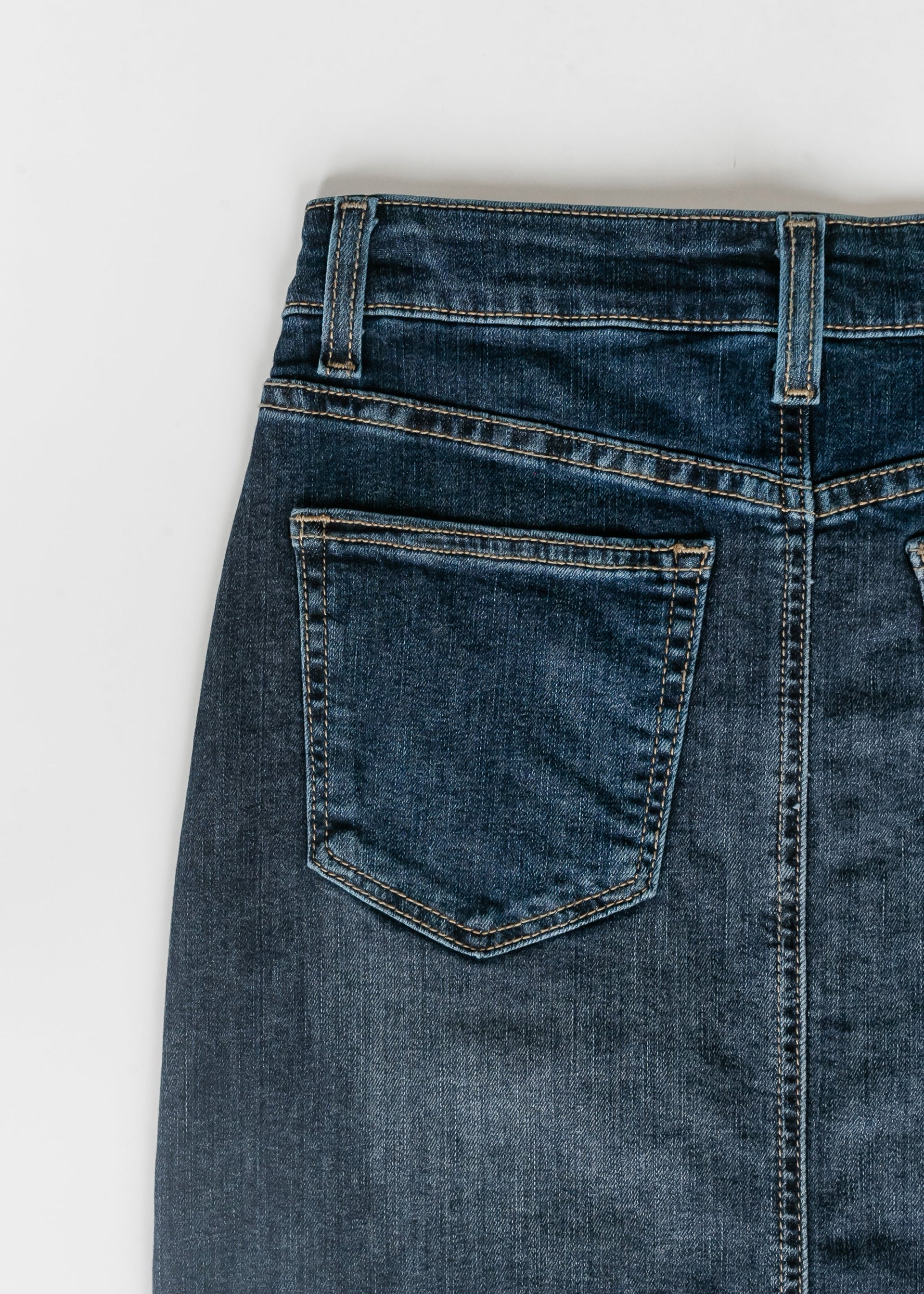 Inherit & Co. Women's Bria Dark Wash Denim Maxi Skirt