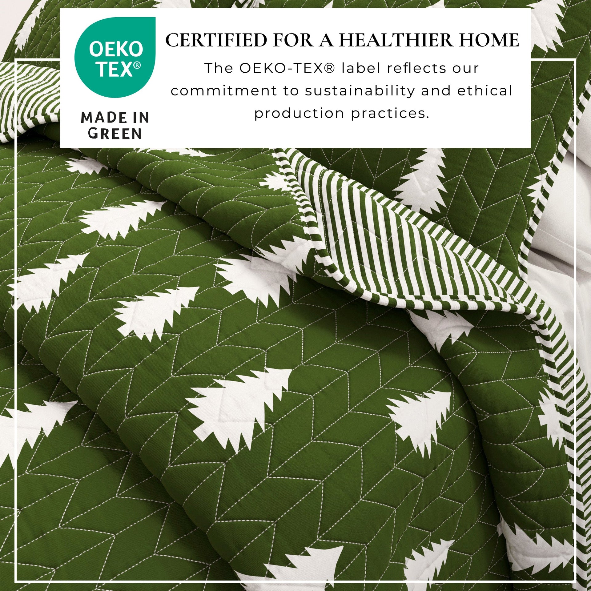 3 Piece Lodge Printed Quilt - Arrowhead