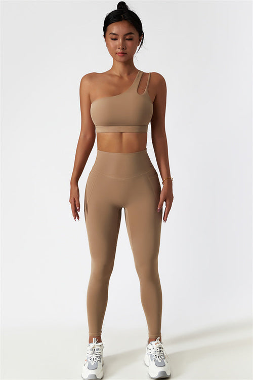 The Blissful Rose Sports Bra Leggings 2-Piece Set