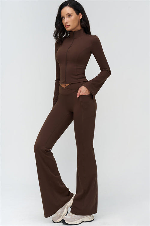 The BoldFit Jacket Flared Leggings 2-Piece Set