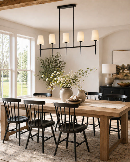 5 Light Linear Modern Chandelier