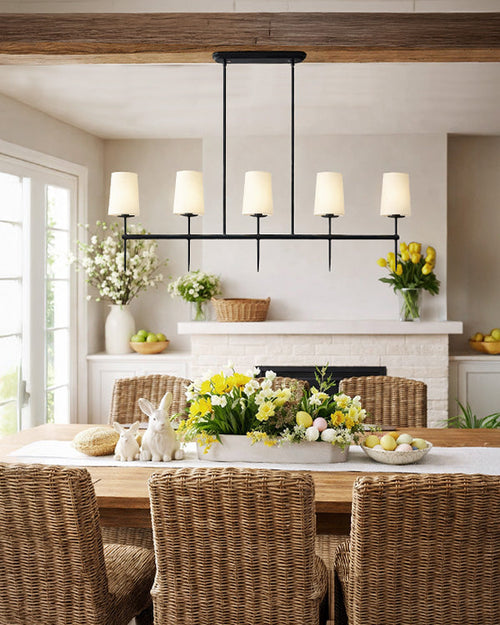 5 Light Linear Modern Chandelier