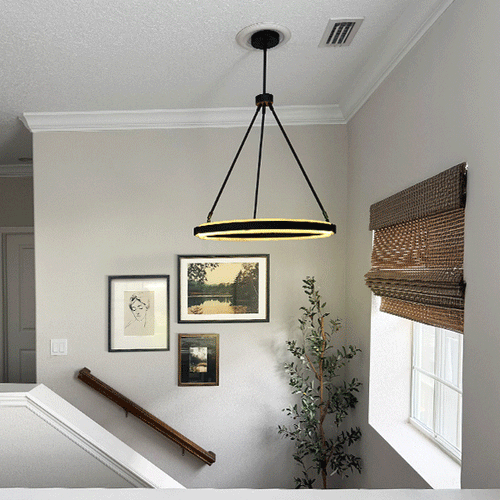 Adjustable Round LED Chandelier