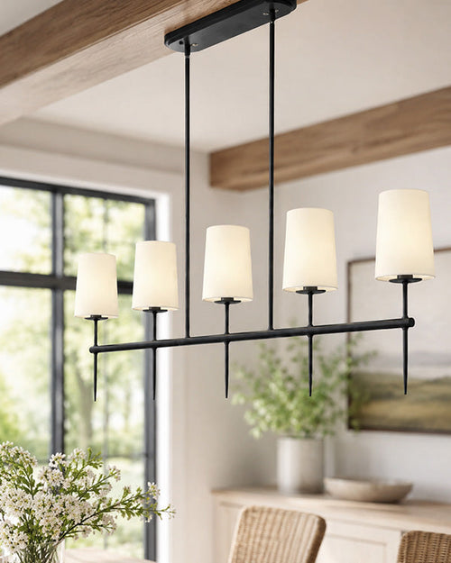 5 Light Linear Modern Chandelier