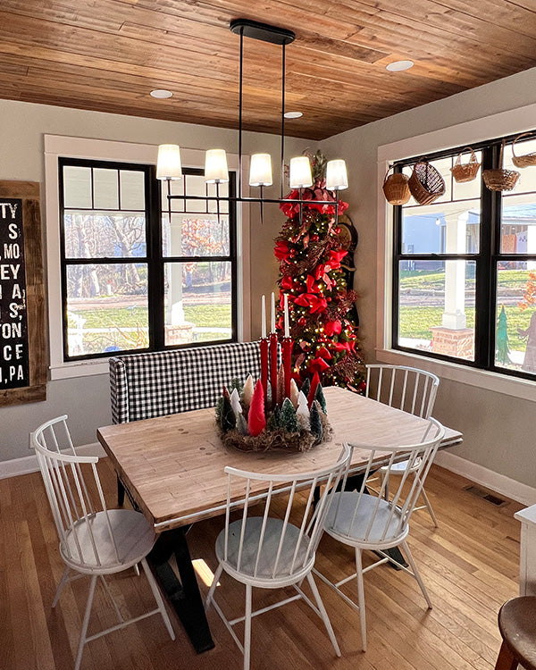 5 Light Linear Modern Chandelier
