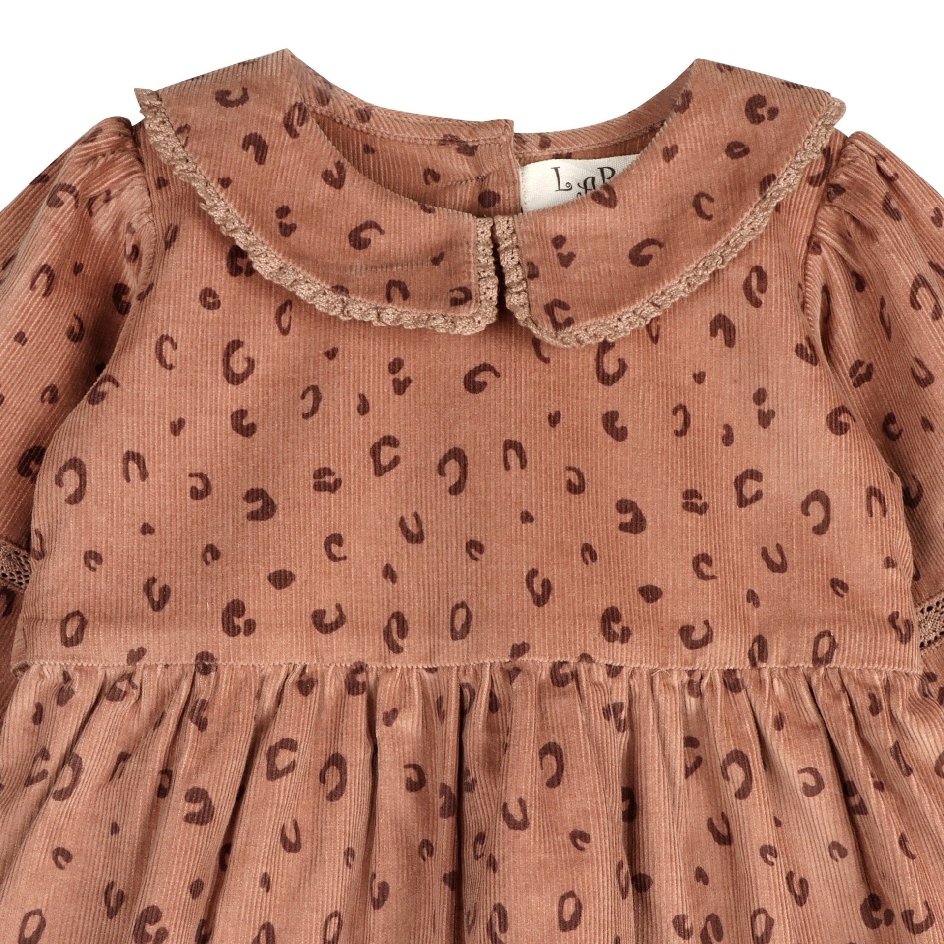 Cord Crush Animal Print Dress | Lavender & Onion Corduroy