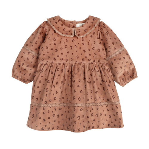 Cord Crush Animal Print Dress | Lavender & Onion Corduroy