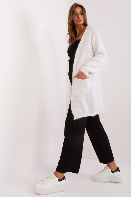 ITALY MODA European Acrylic Open Cardigan with Pockets model 187478