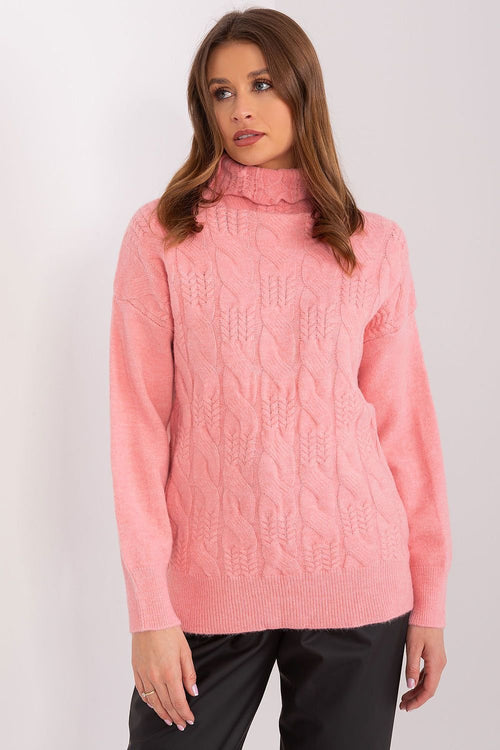 A.T. Casual European Women's Turtleneck Sweater-model 189898