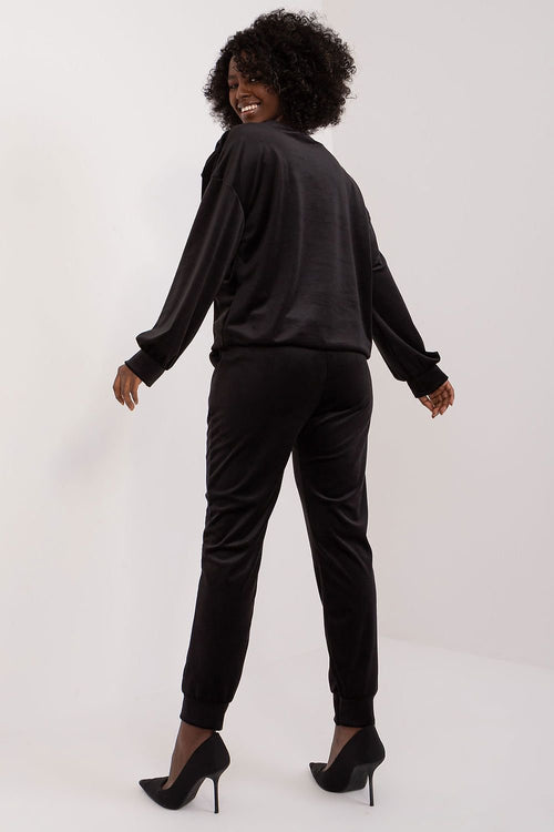 ITALY MODA 2 Piece European Bow Sweatshirt & Jogger Set