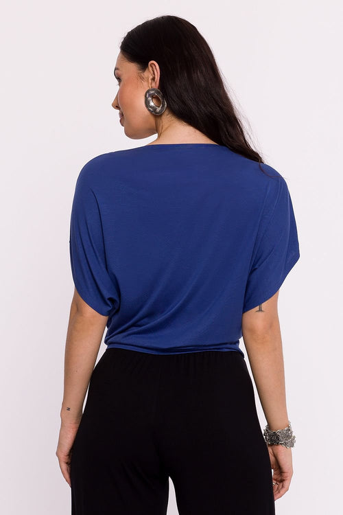 BeWear Stylish Women's Boat neck Viscose Blouse