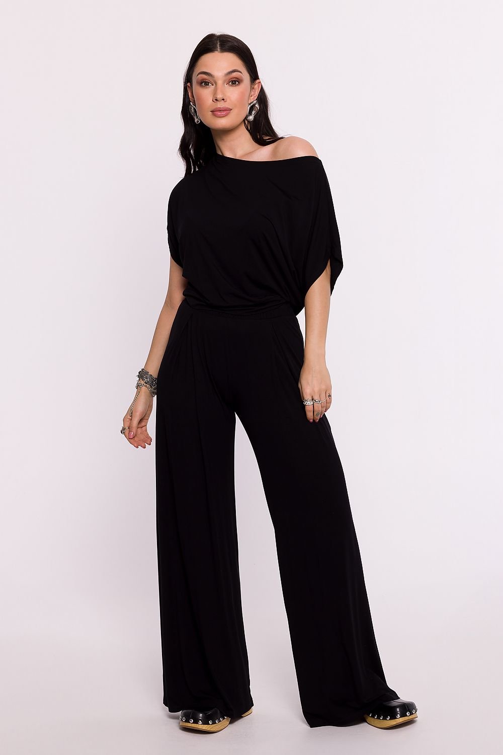 BeWear Stylish Women's Boat neck Viscose Blouse