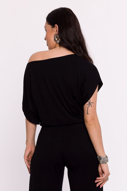 BeWear Stylish Women's Boat neck Viscose Blouse