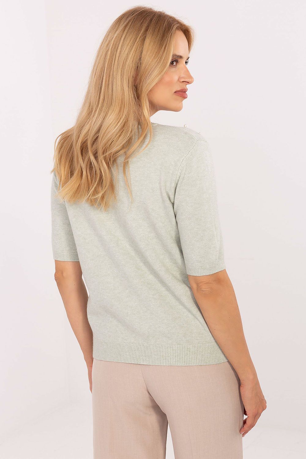  Short sleeve sweater model 216753 Factory Price 