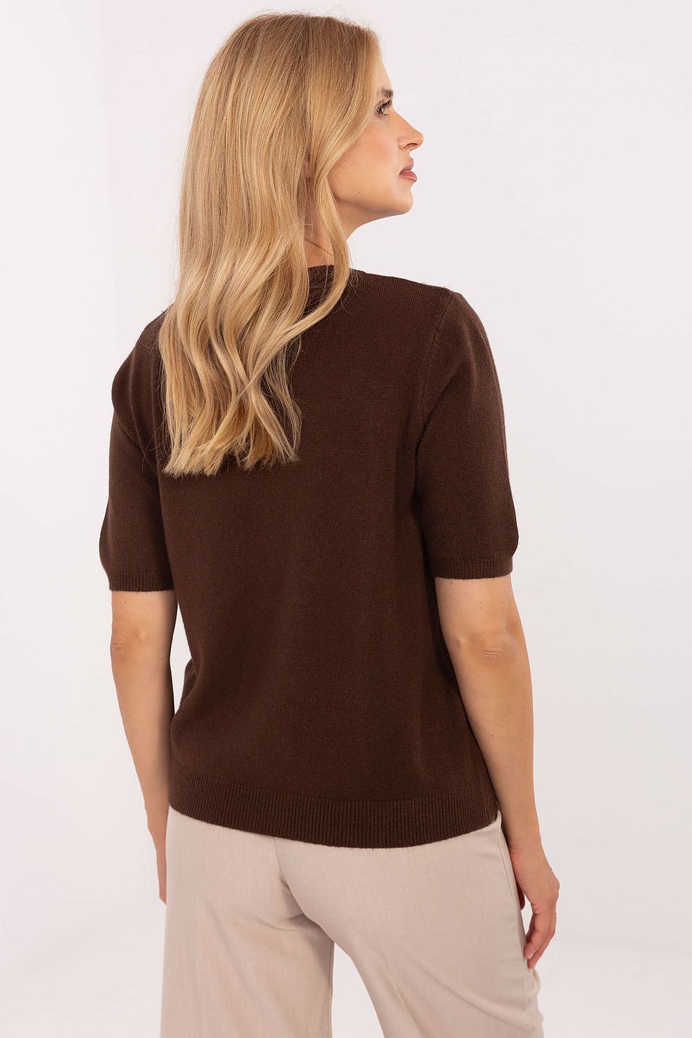  Short sleeve sweater model 216754 Factory Price 