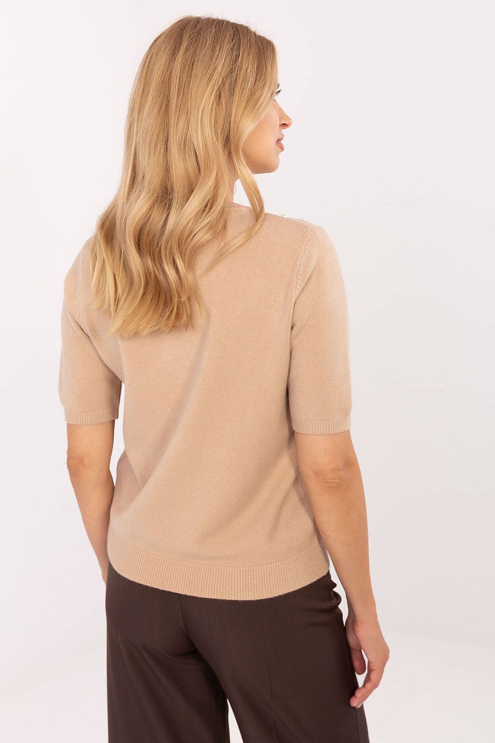  Short sleeve sweater model 216756 Factory Price 