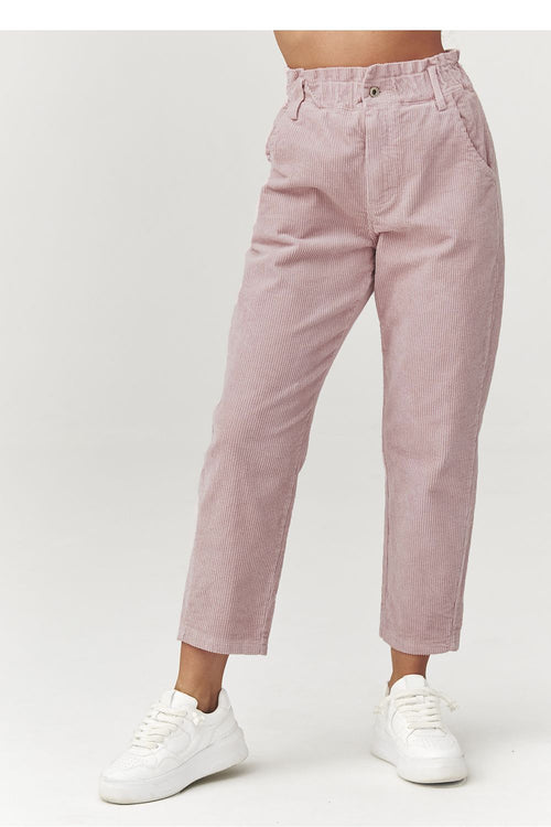  Women trousers model 223241 Makadamia 