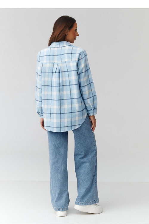  Long sleeve shirt model 224088 Makadamia 