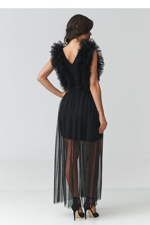  Evening dress model 228316 Makadamia 