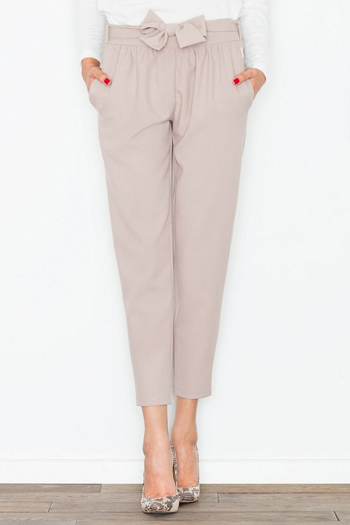 FIGL Women Belted Professional Trousers
