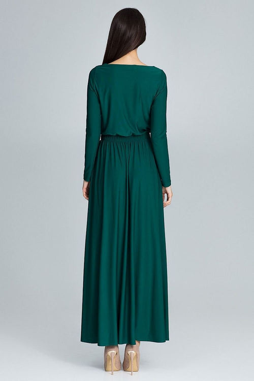 FIGL Women's Classy Long Sleeves Maxi Dress