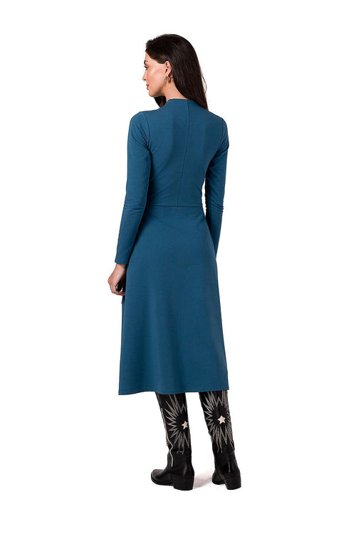 BeWear Women's Midi Autumn Professional Long Sleeves Dress