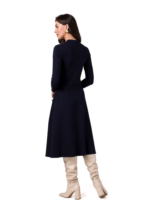 BeWear Women's Midi Autumn Professional Long Sleeves Dress