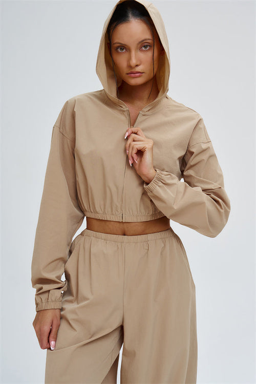 The Svelte UV protection Crop Hoodie