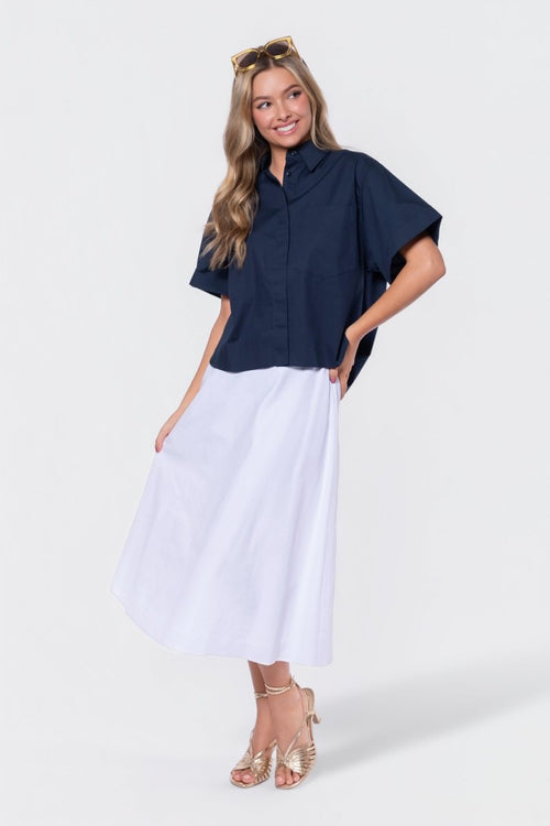 Dakota Skirt (White Solid)
