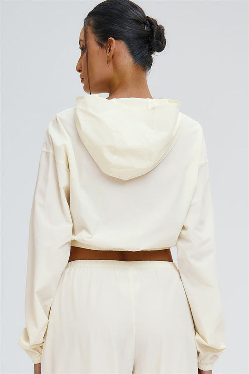 The Svelte UV protection Crop Hoodie Sweatpants 2-Piece Set