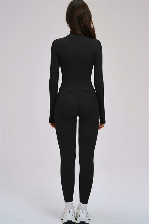 The Kinetic Zip Jacket Sports Bra Leggings 3-Piece Set