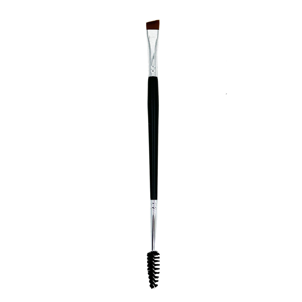 Brow Groomer/Angle Liner Brush Duo