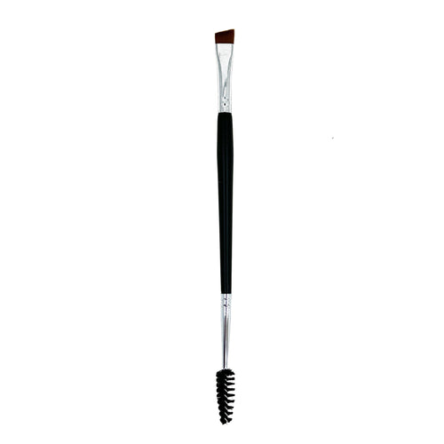 Brow Groomer/Angle Liner Brush Duo