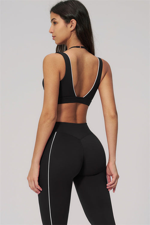 The Clarity Contour Line Sports Bra Leggings 2-Piece Set