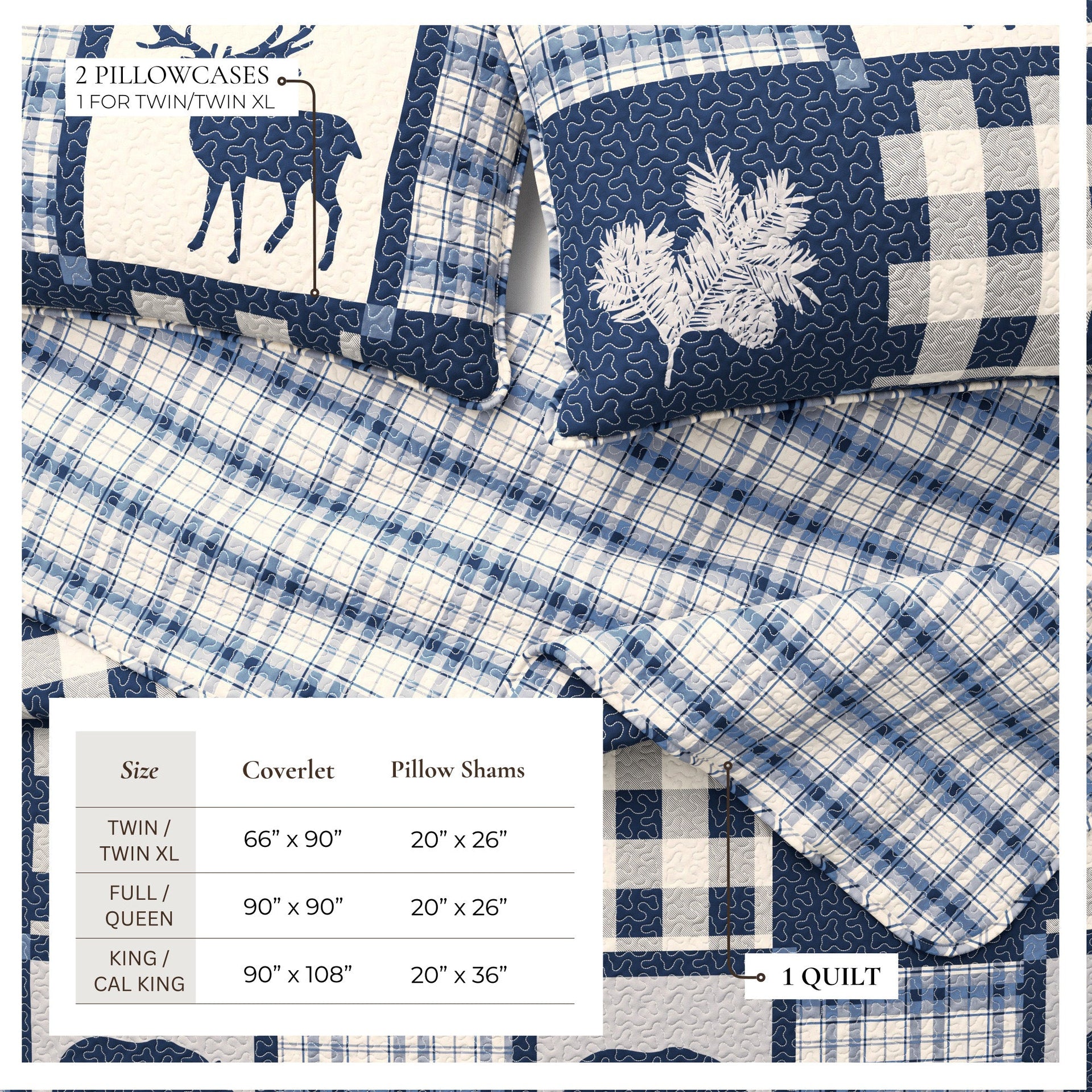 3-Piece Lodge Quilt - Stonehurst Collection