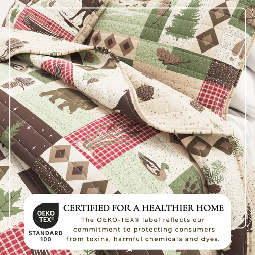 Wilder Collection 3 Piece Lodge Quilt Set