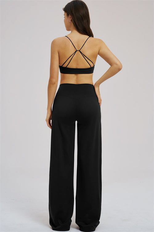 The Mosaic Sports Bra Straight Leg Pants 2-Piece Set