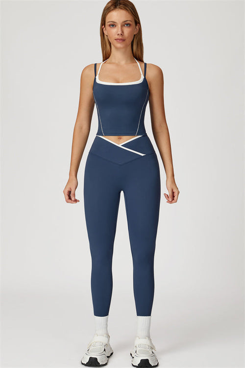 The Radiant Crop Top Leggings 2-Piece Set