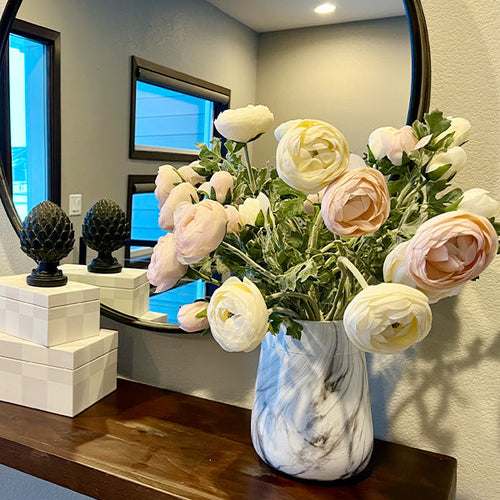 Marble-Like Flower Vases, Pick Your Style