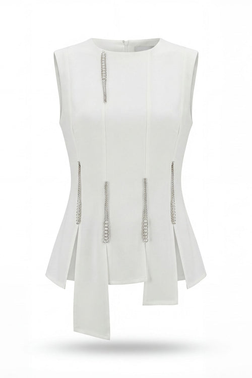 Freya Crystal Embellished top