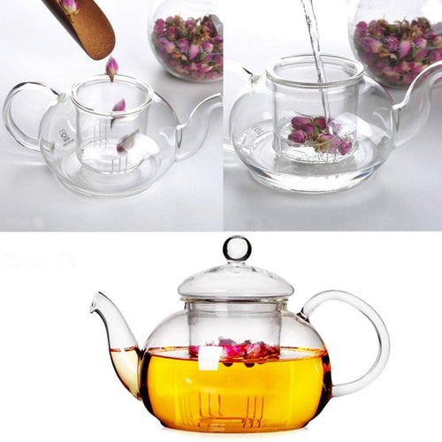 FANCY & STACY [600ML teapot with glass infusier] 600ml teapot with glass infusier