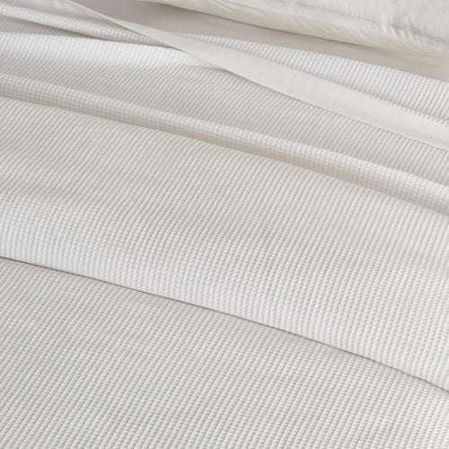 100% Cotton Small Waffle Weave Blanket - Hazel Collection
