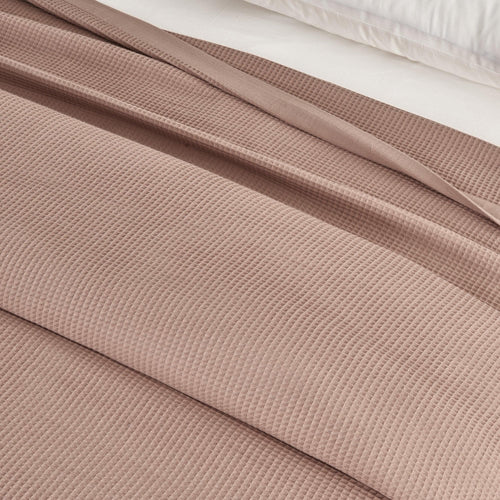 100% Cotton Small Waffle Weave Blanket - Hazel Collection