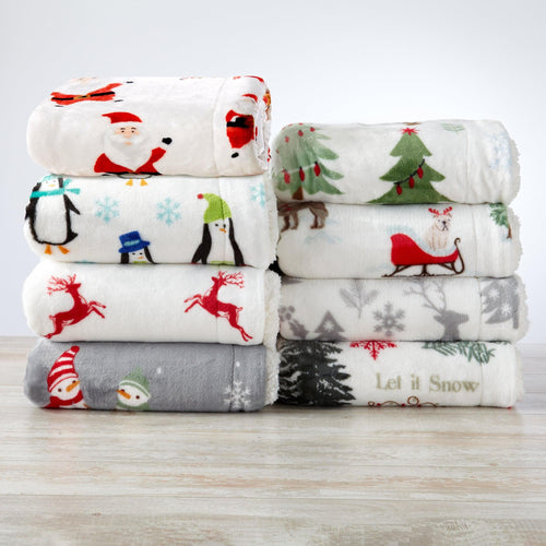 Sherpa Throw Blanket - Eve Collection