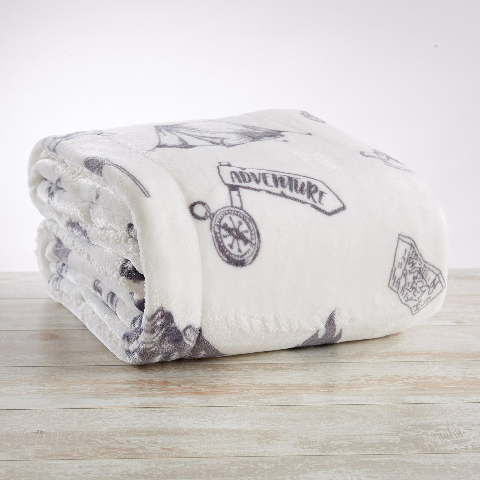Sherpa Throw Blanket - Hudson Collection