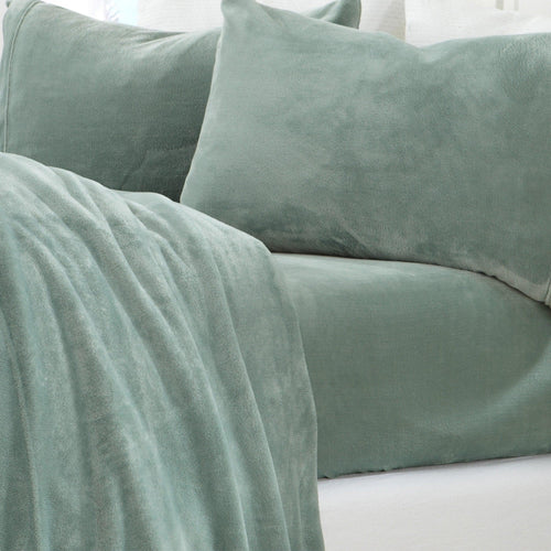 Solid Plush Sheet - Velvet Luxe Collection