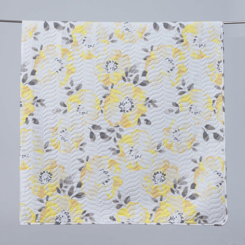 3 Piece Floral Quilt Set - Helene Collection