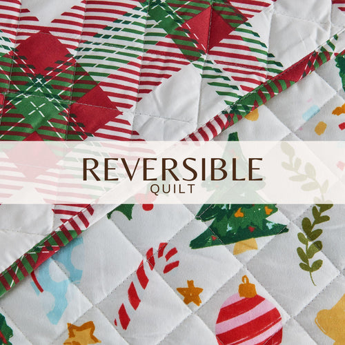 Colorful Holiday Quilt Set - Midnight Magic Collection