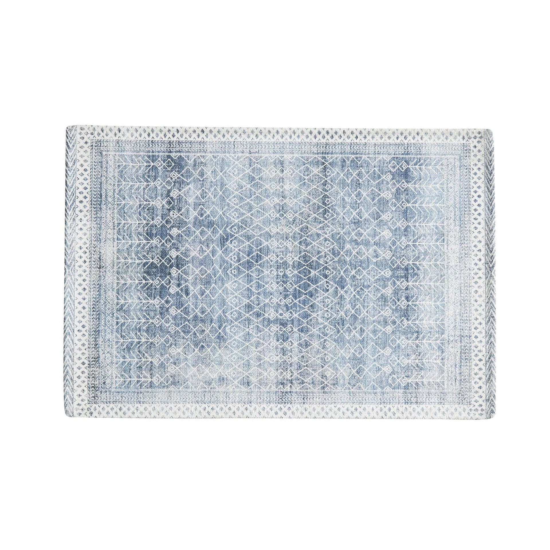 Distressed Moroccan Machine Washable Accent Area Rug 5' x 7' - Neve Collection