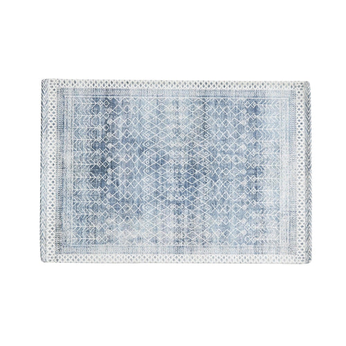 Distressed Moroccan Machine Washable Accent Area Rug 5' x 7' - Neve Collection